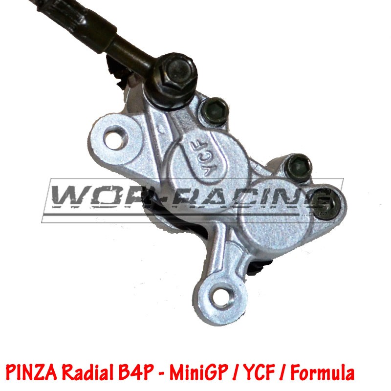fácil de lastimarse centavo sin cable Pinza Freno Radial B4P YCF Delantera - Pitbike MiniGP MIR - WOR RACING