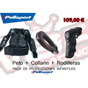 Pack Protecciones Infantiles motocross -Alta calidad-